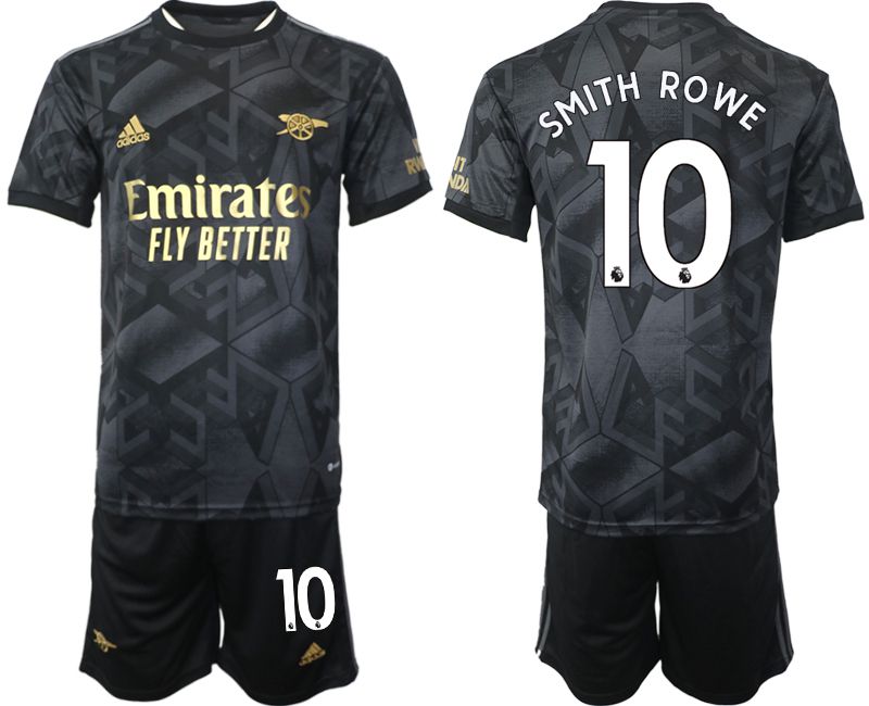 Men 2022-2023 Club Arsenal away black #10 Soccer Jersey
